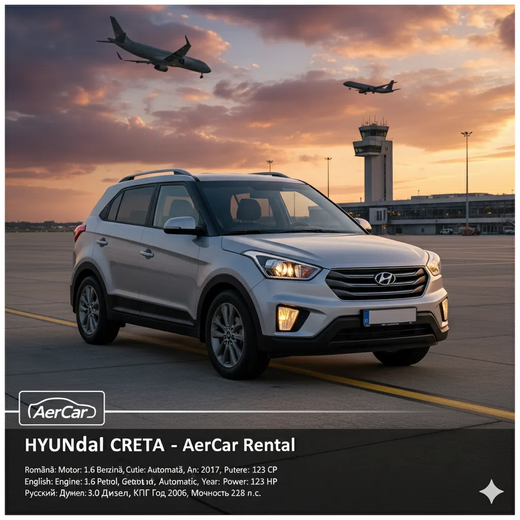 Chirie Hyundai Creta (2017) – 1.6 Benzină Automat, 123 CP Chișinău — foto 1