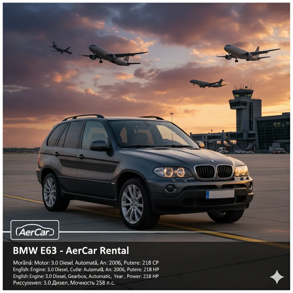 Chirie BMW X5 E53 (2006) – 3.0 Diesel Automat, 218 CP Chișinău — foto 4