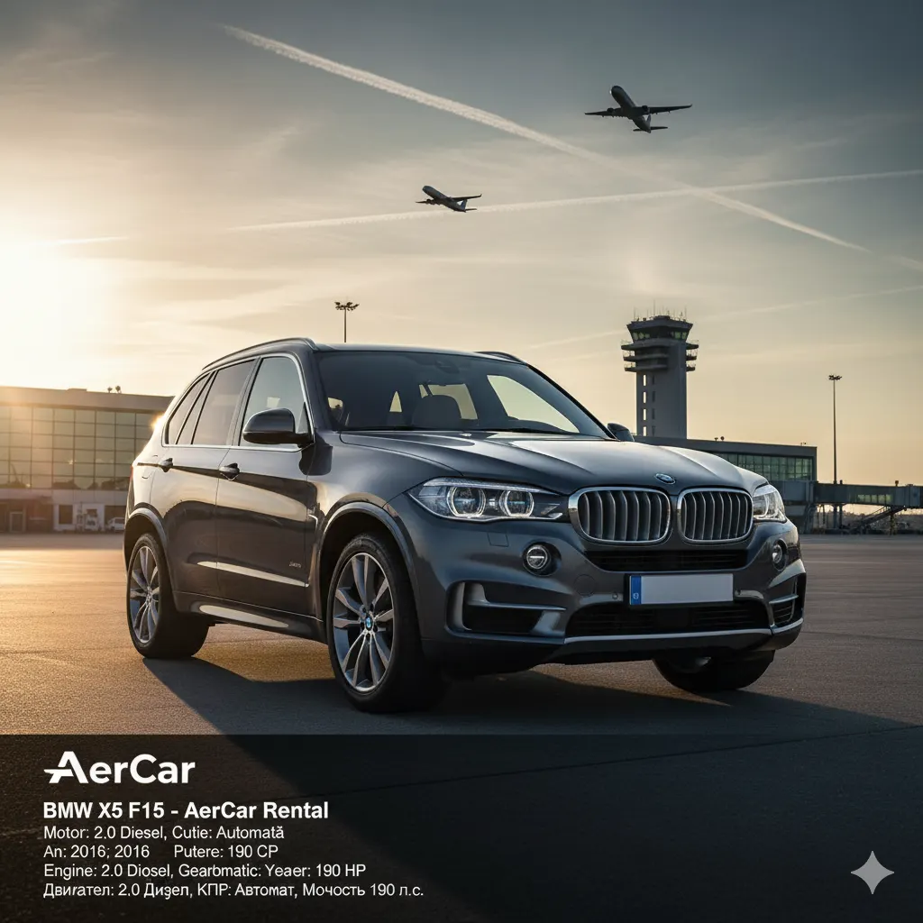 Chirie BMW X5 F15 (2016) – 2.0 Diesel Automat, 190 CP Chișinău — foto 4