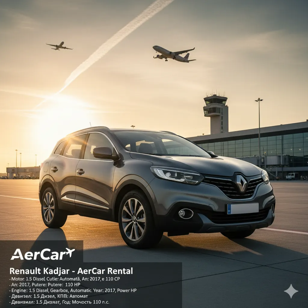 Chirie Renault Kadjar (2017) – 1.5 Diesel Automat, 110 CP Chișinău — foto 4